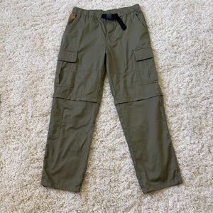 Empyre Olive Medium Zip Off Cargo Skate Pants